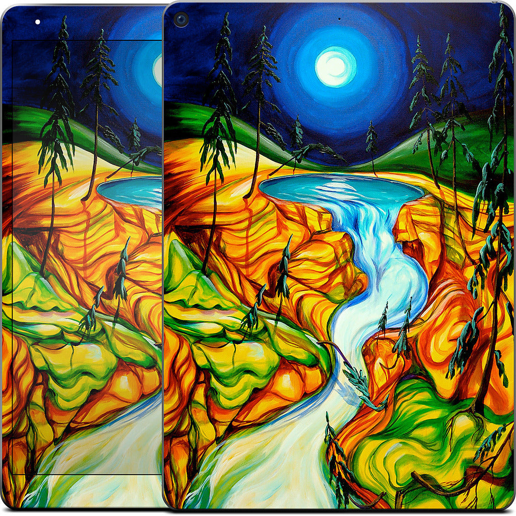Cup Of Life Athabasca Falls Jasper iPad Skin
