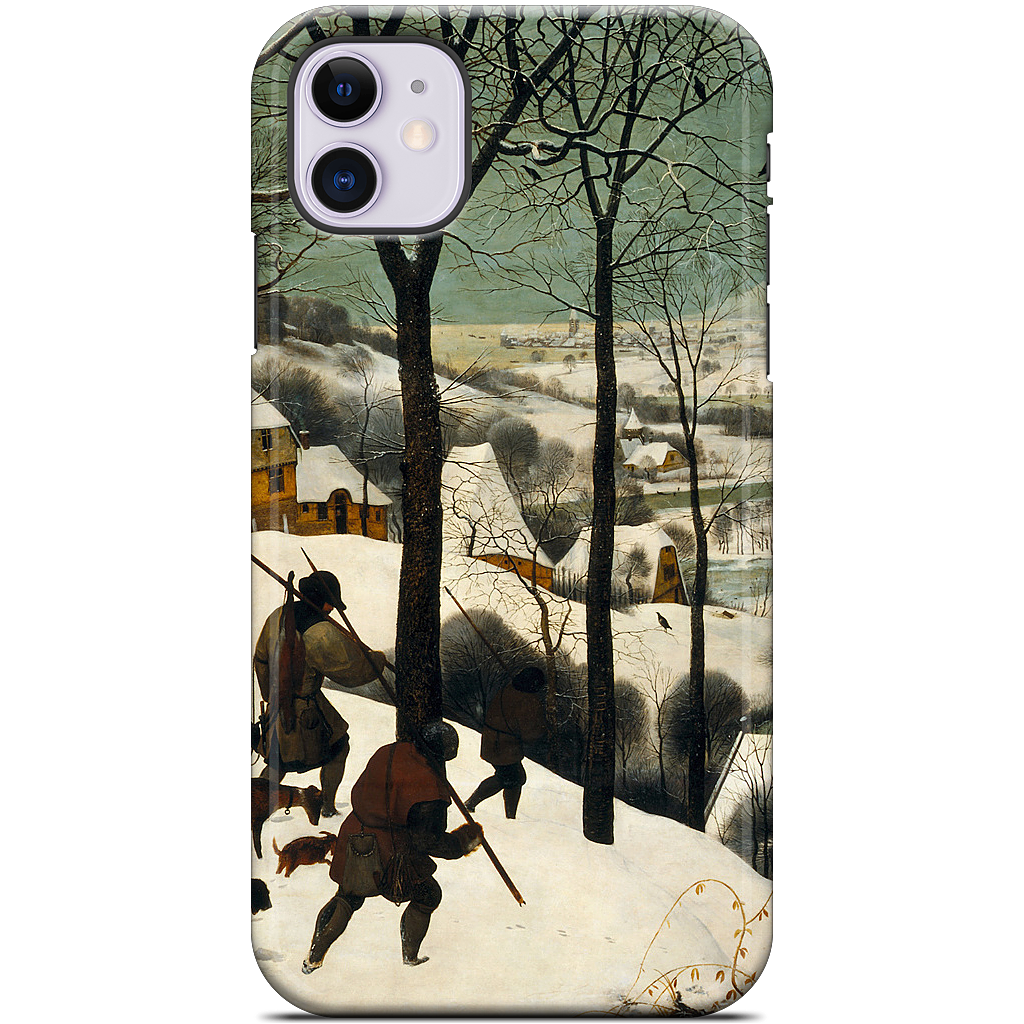 Hunters in the Snow iPhone Case