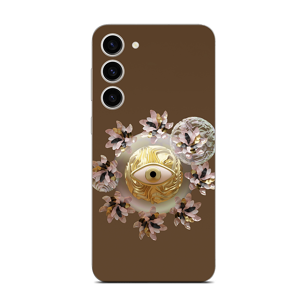 Golden Flowers Samsung Skin