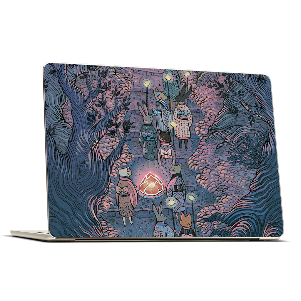 Woodland Procession MacBook Skin