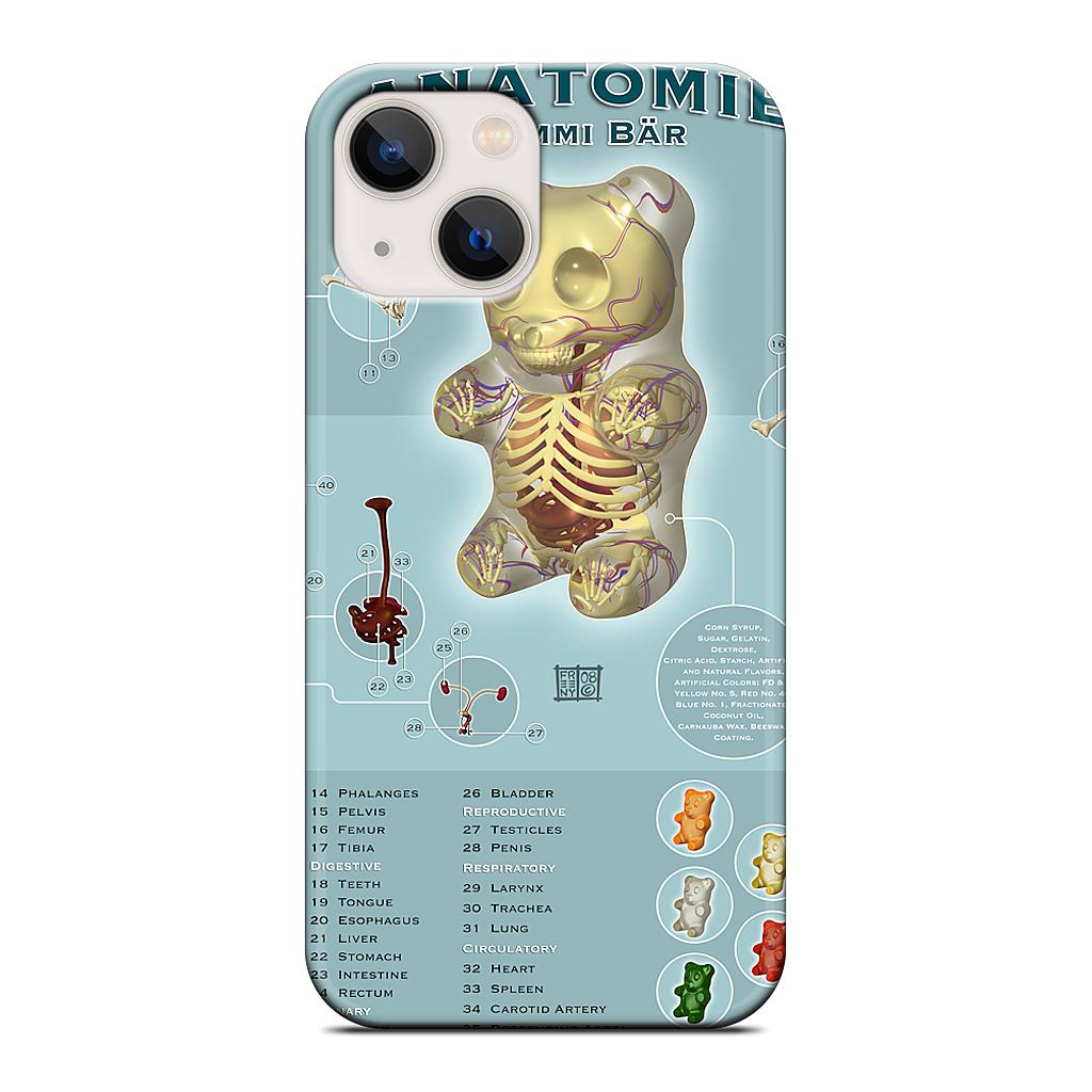 Gummi Anatomie iPhone Case