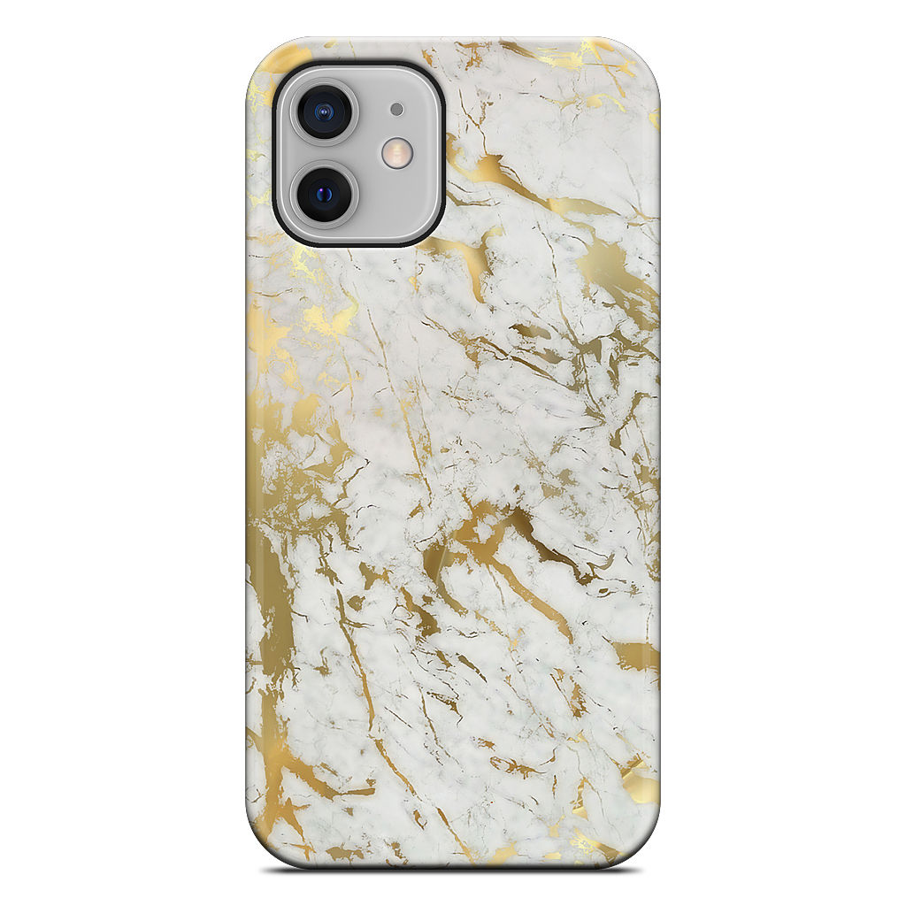 Gold Marble iPhone Case