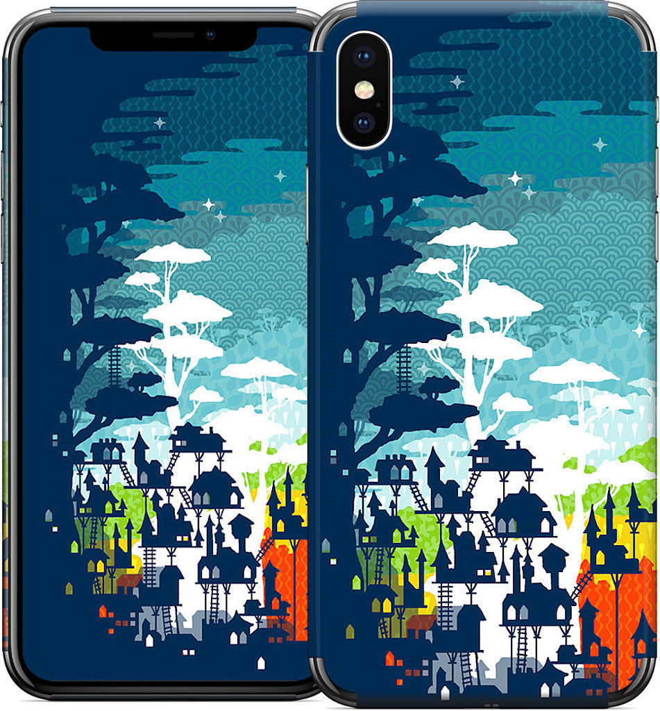 Rainforest City iPhone Skin