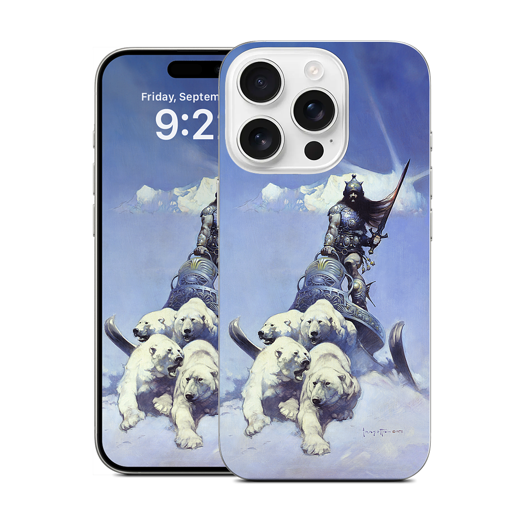 Silver Warrior iPhone Skin