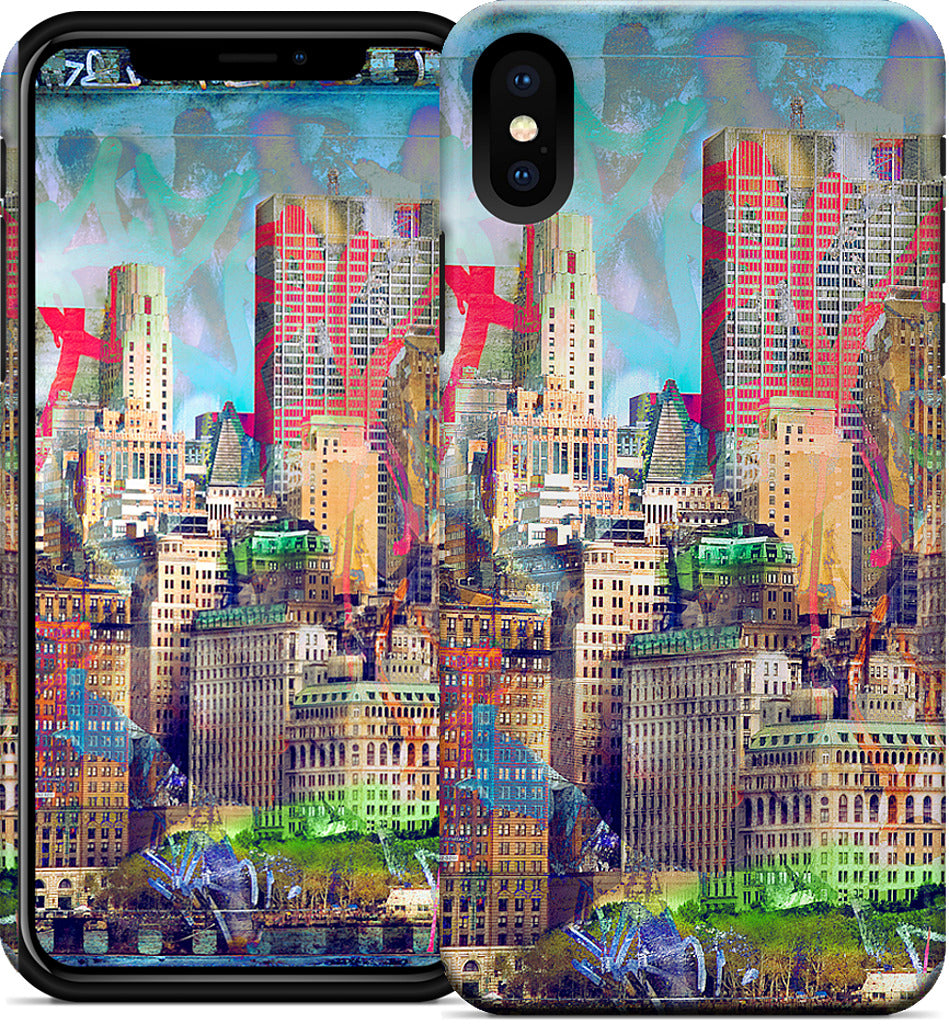 Graffiti Skyline iPhone Case