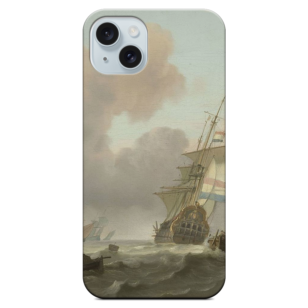 Ships in Choppy Sea iPhone Case