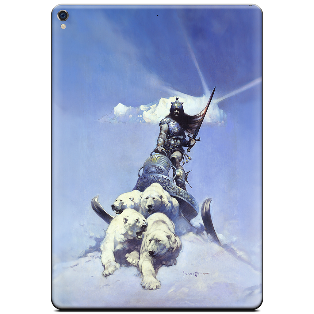 Silver Warrior iPad Skin