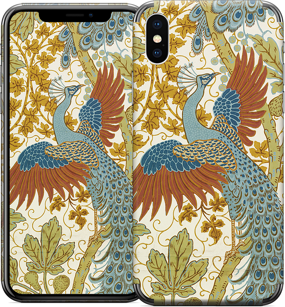 Fig and Peacock iPhone Skin
