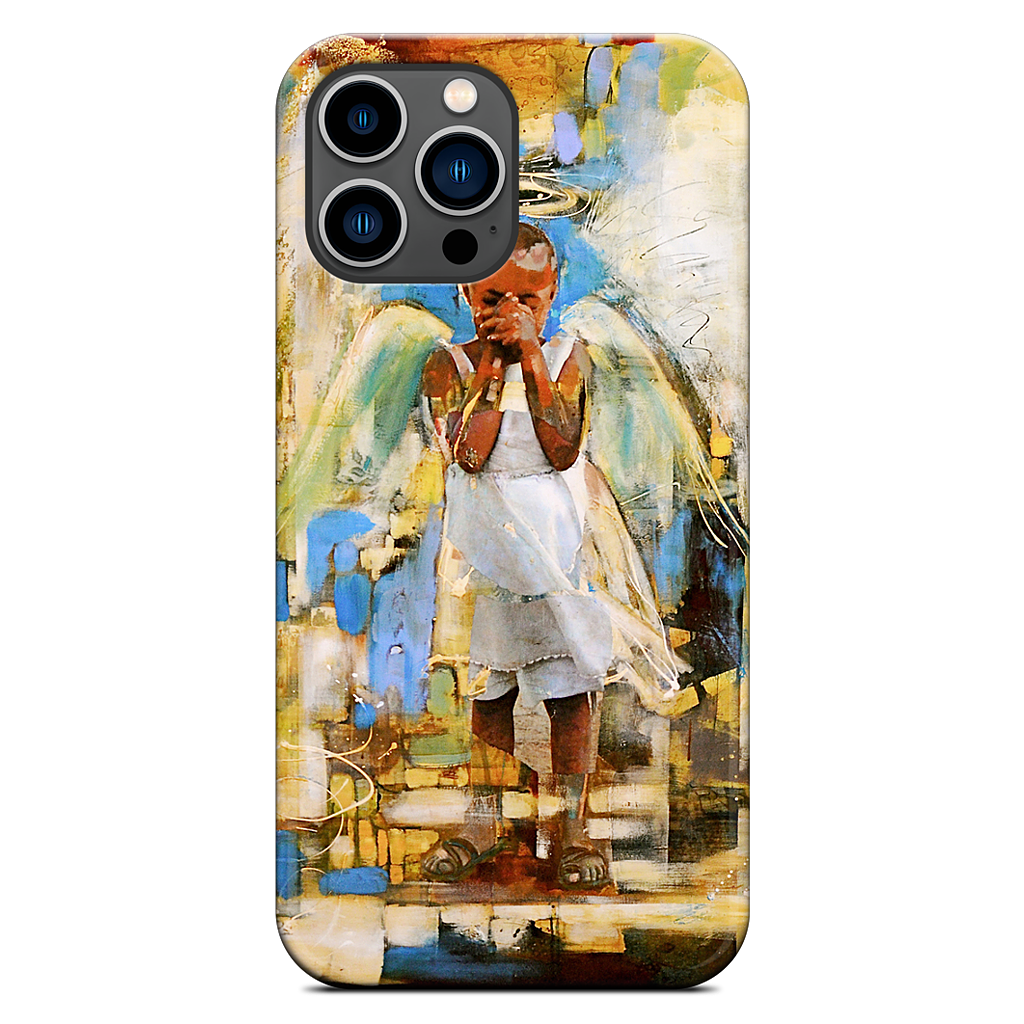 Shy Angel iPhone Case