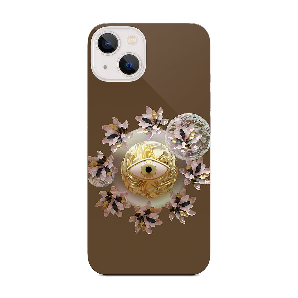 Golden Flowers iPhone Skin