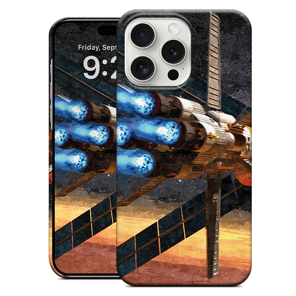 Mars Orbit iPhone Case