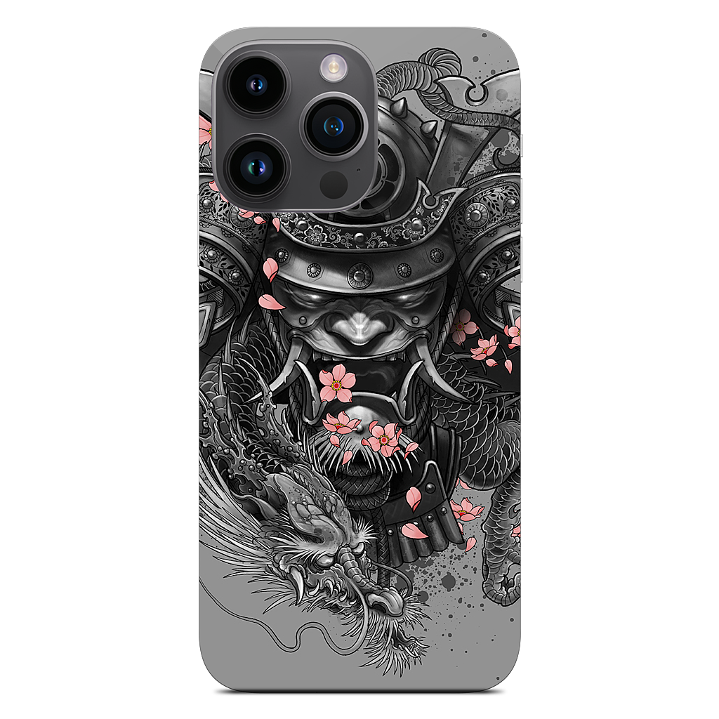 Samurai Dragon iPhone Skin