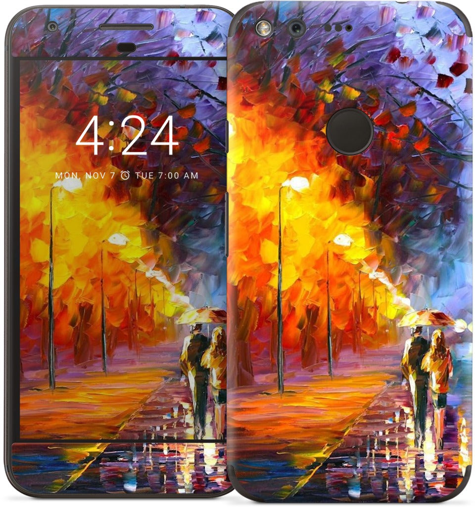 ALLEY BY THE LAKE by Leonid Afremov Google Phone