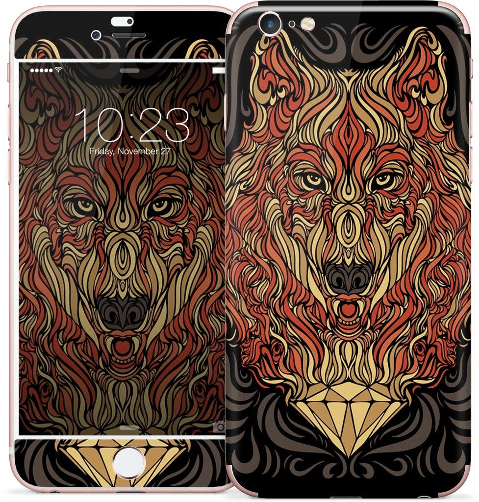 The Lone Wolf iPhone Skin