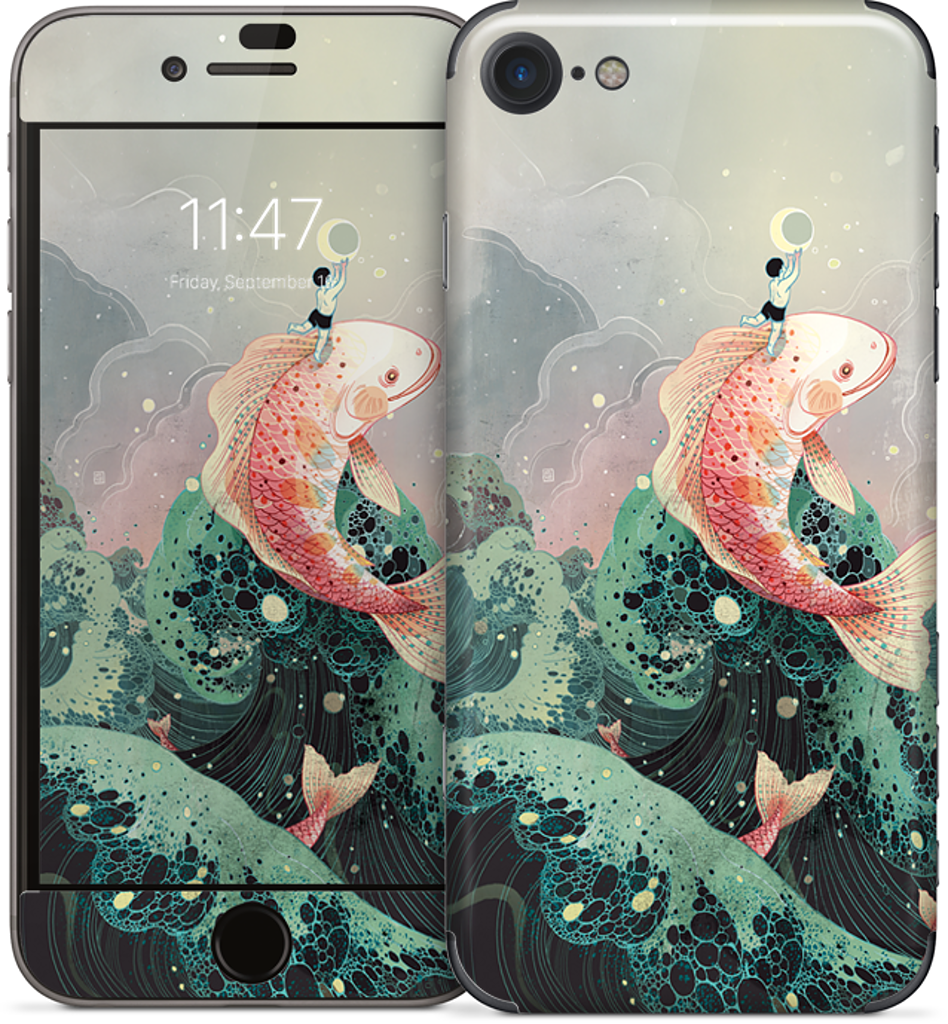 Mooncatcher iPhone Skin