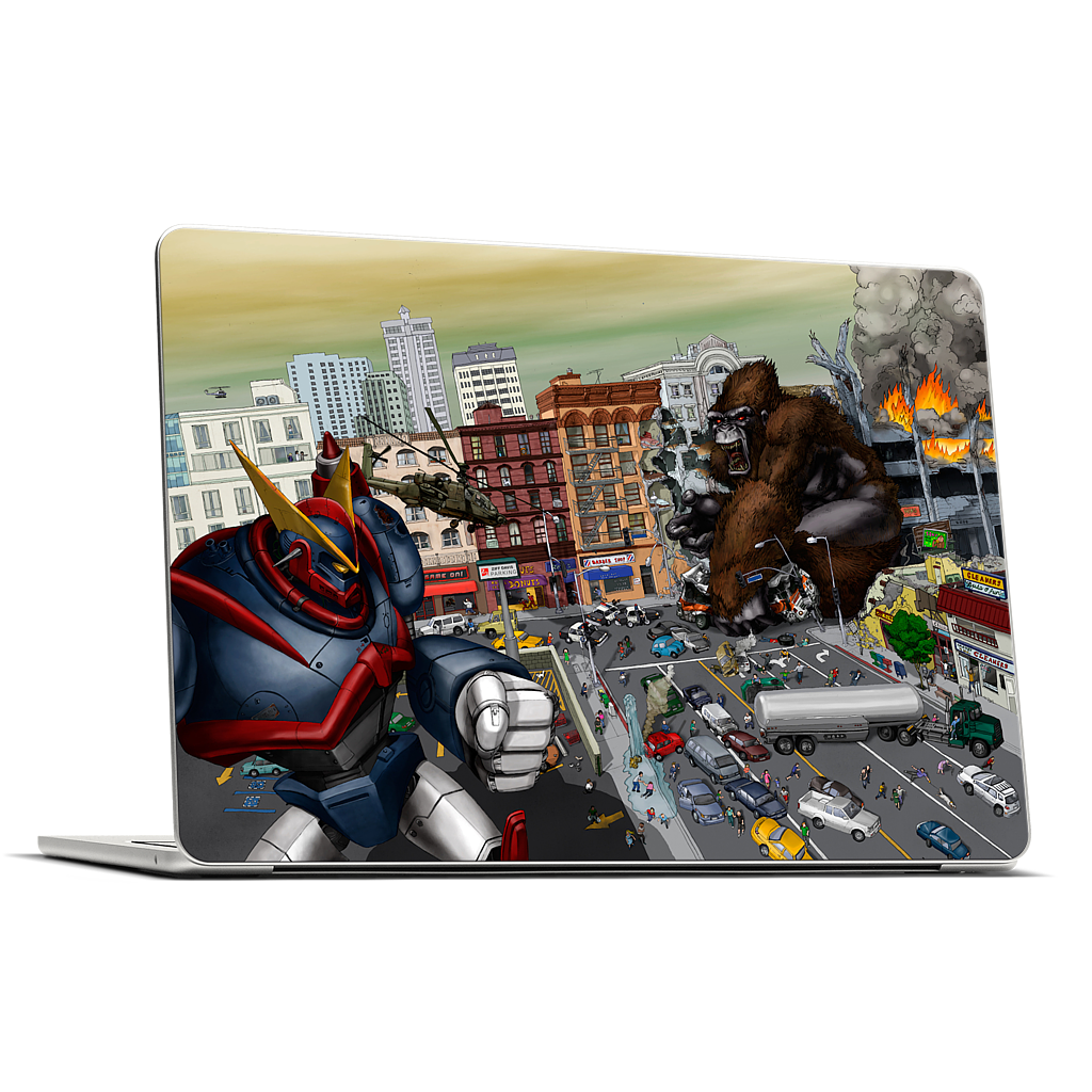 War Of The Monsters MacBook Skin