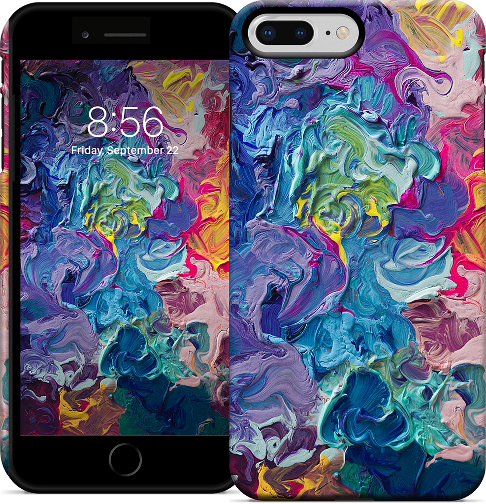 Rainbow Flow Abstract iPhone Case