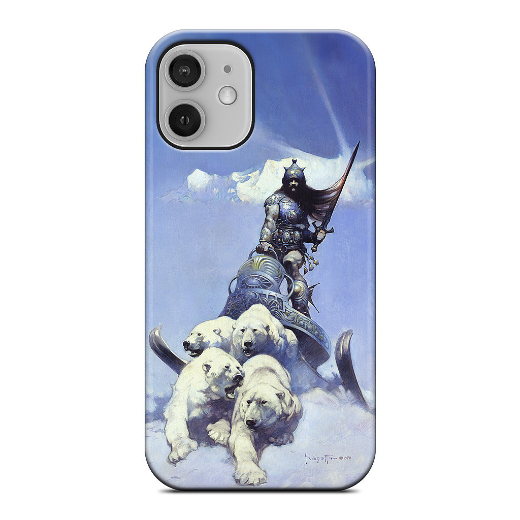 Silver Warrior iPhone Case