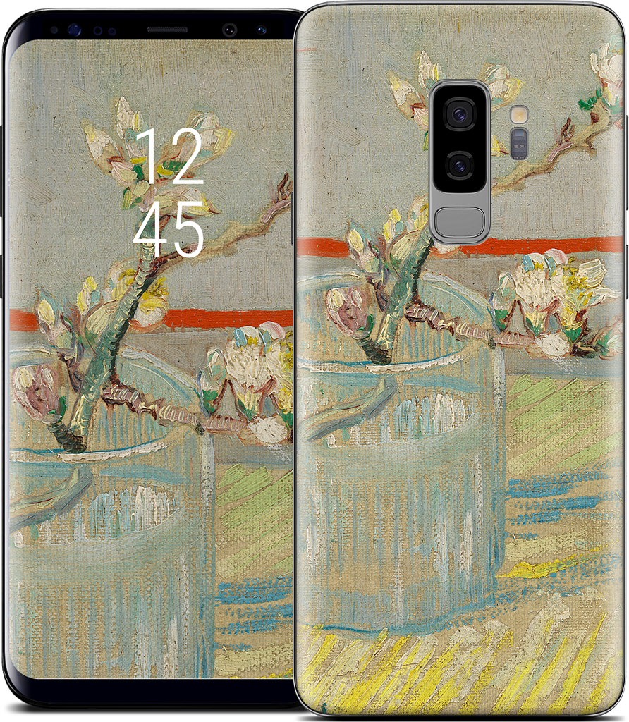 Spring of Flowering Almond in a Glass Samsung Skin