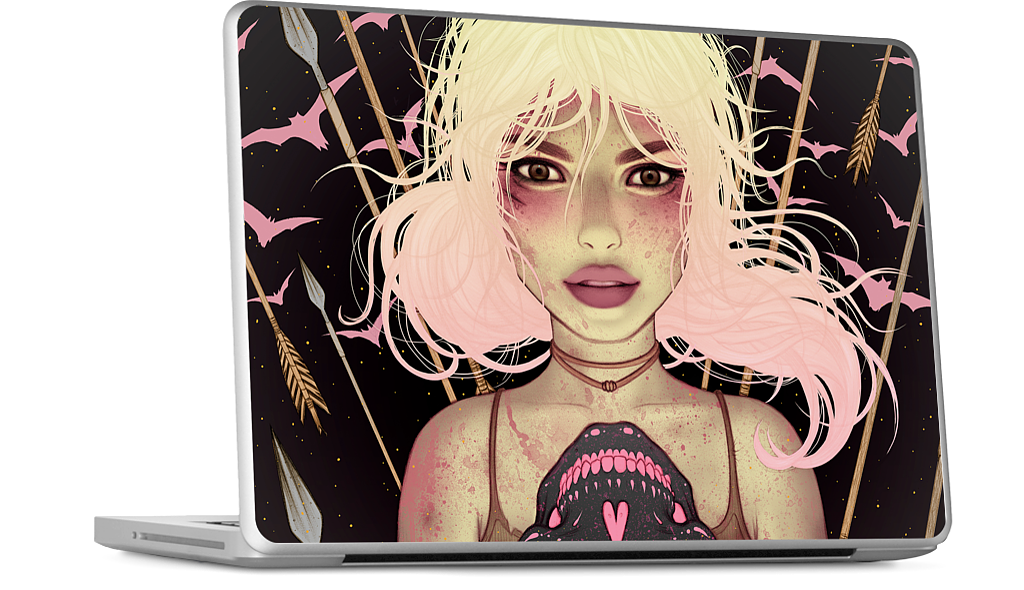 Memento Black MacBook Skin