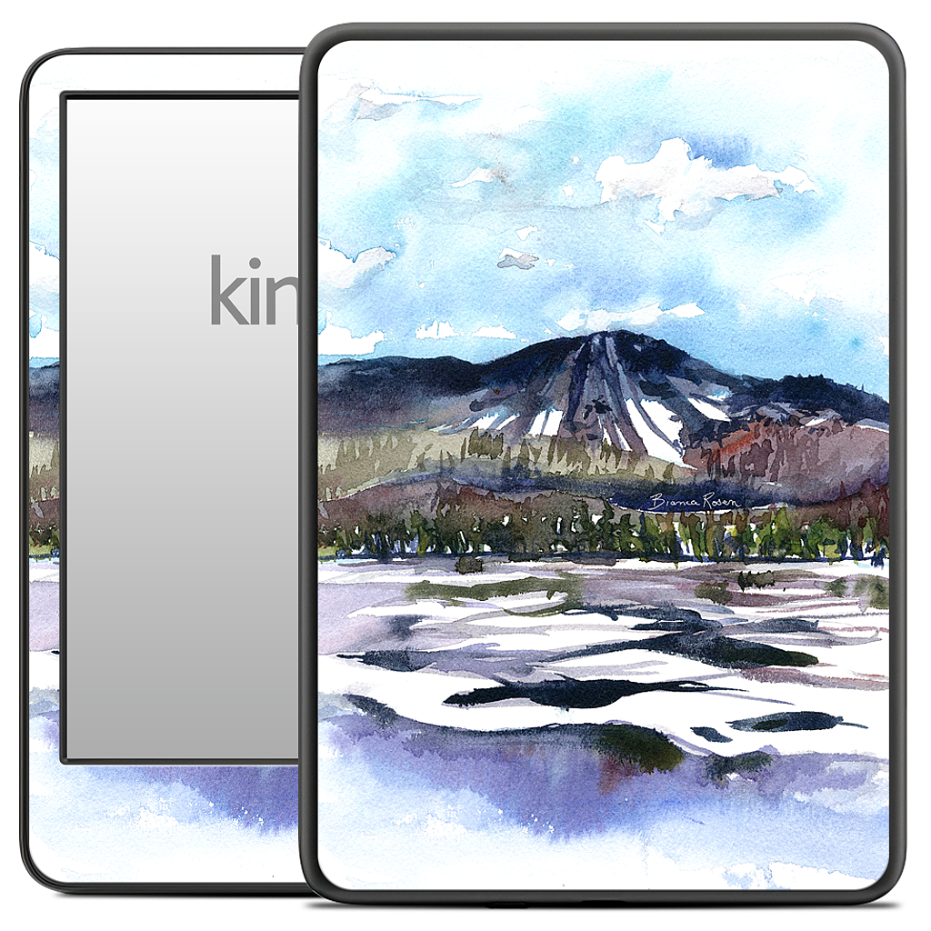 Ski Mountain Kindle Skin
