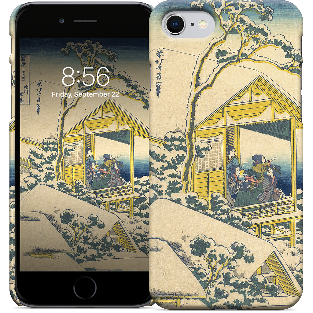 Morning After the Snow at Koishikawa in Edo (Koishikawa yuki no ashita) iPhone Case