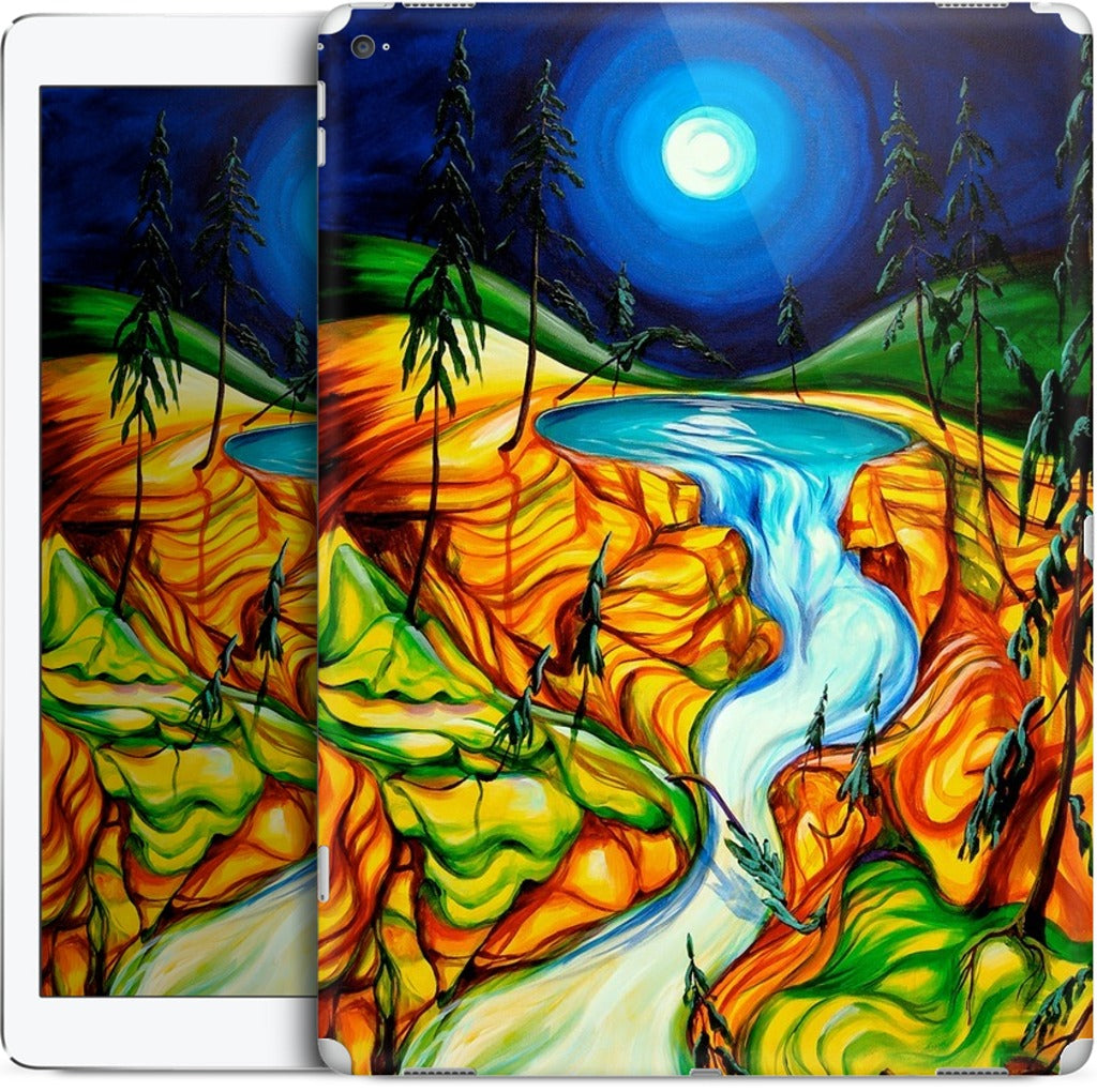 Cup Of Life Athabasca Falls Jasper iPad Skin
