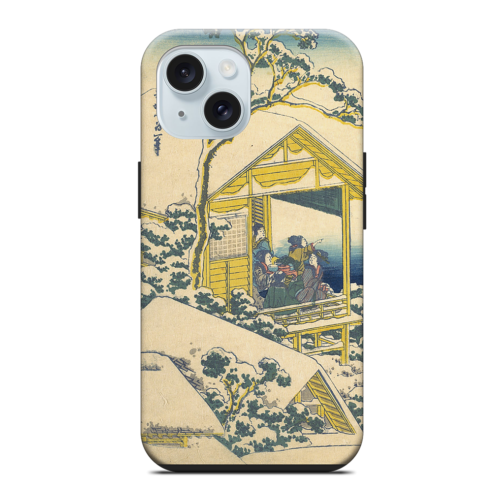 Morning After the Snow at Koishikawa in Edo (Koishikawa yuki no ashita) iPhone Case