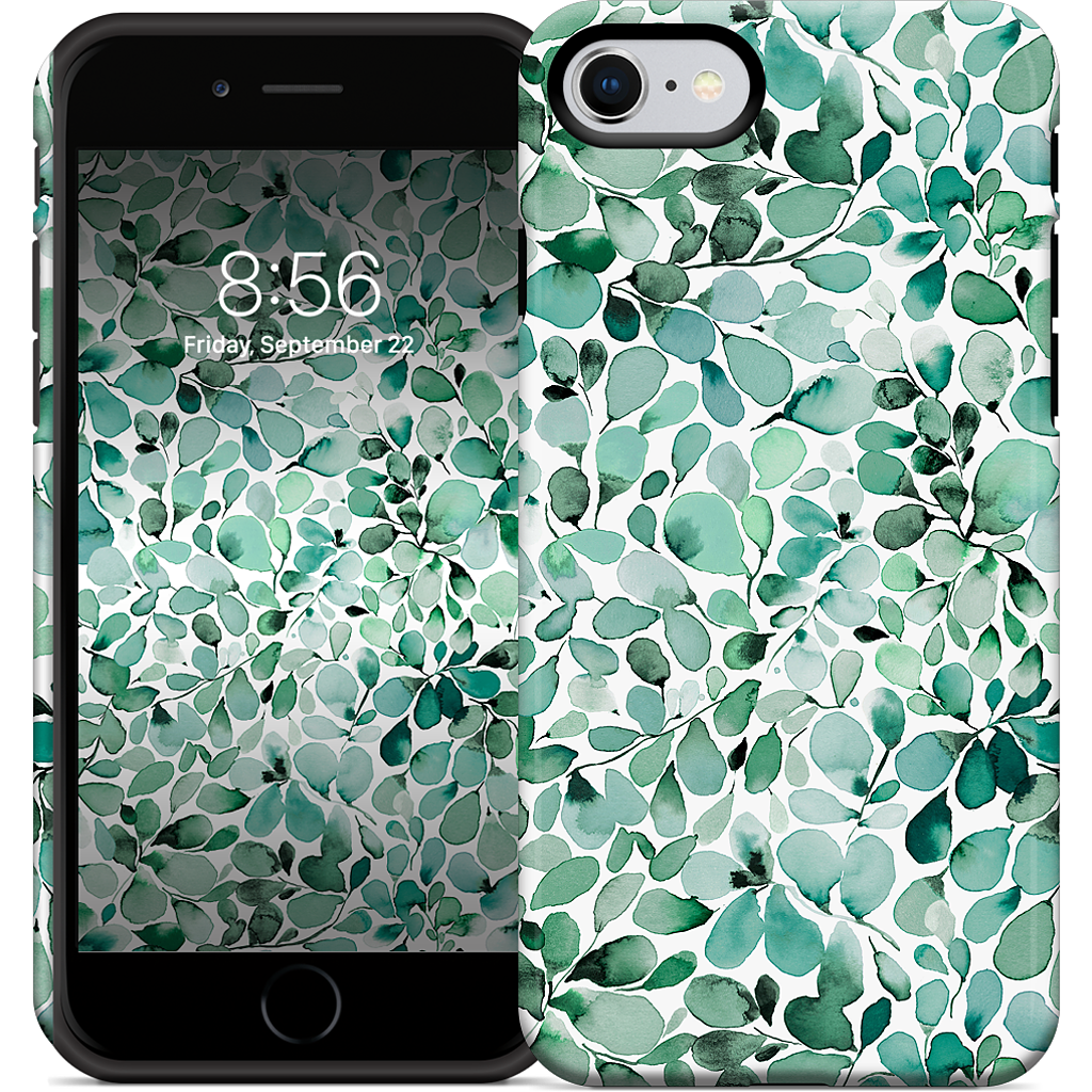 Eucalyptus Leafy Green iPhone Case