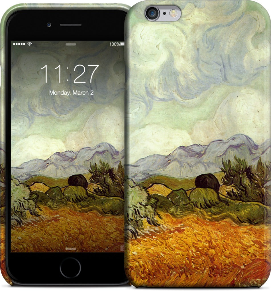 A Wheatfield with Cypresses iPhone Case