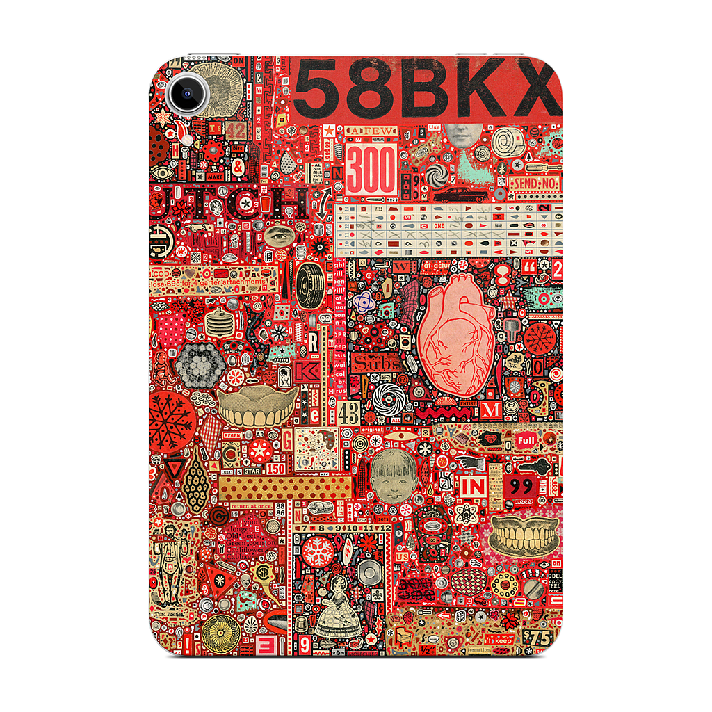 Big Numbers - Heart and Teeth iPad Skin