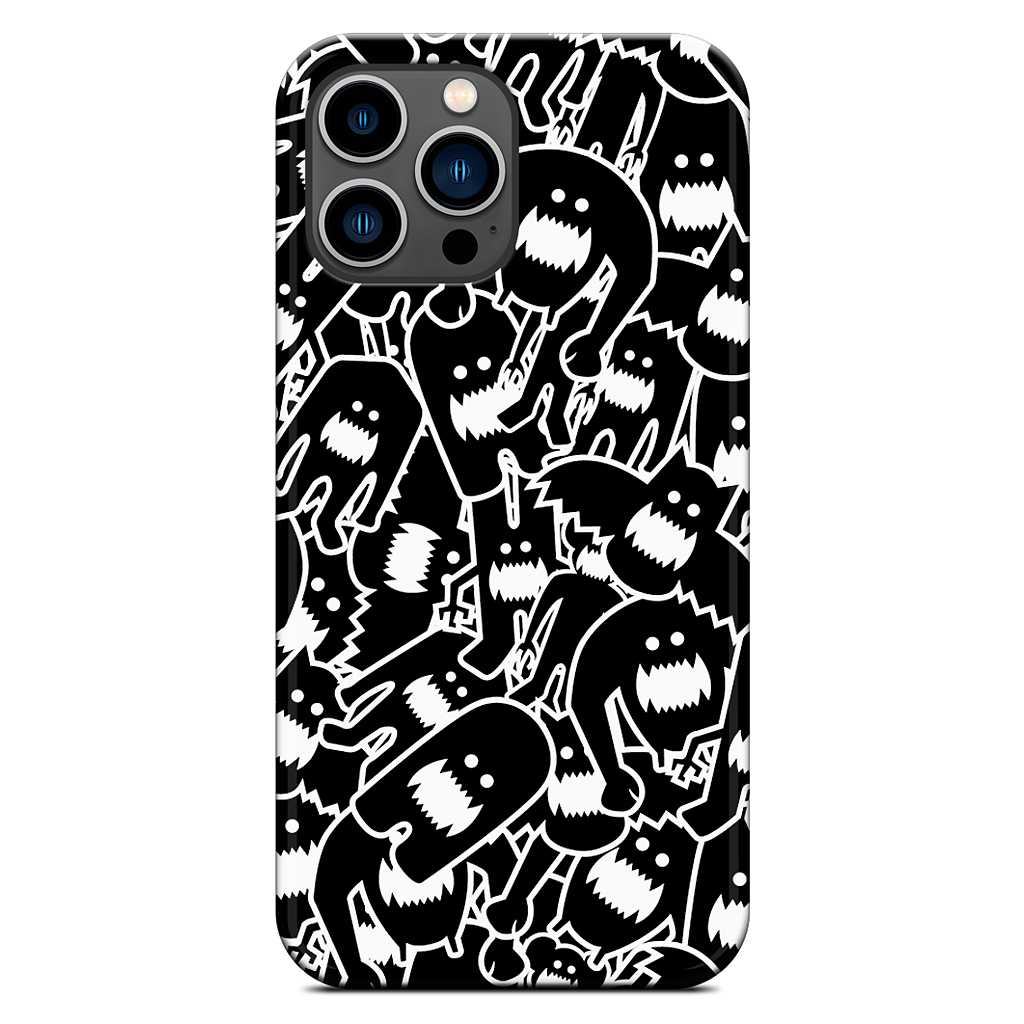 Monster Collage 2 iPhone Case