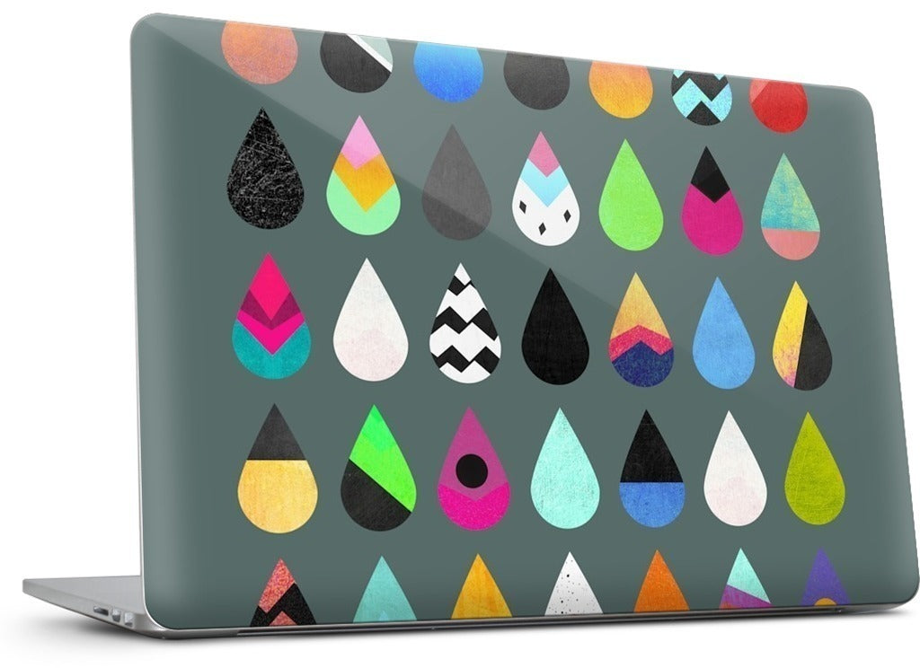 Colorful Rain MacBook Skin