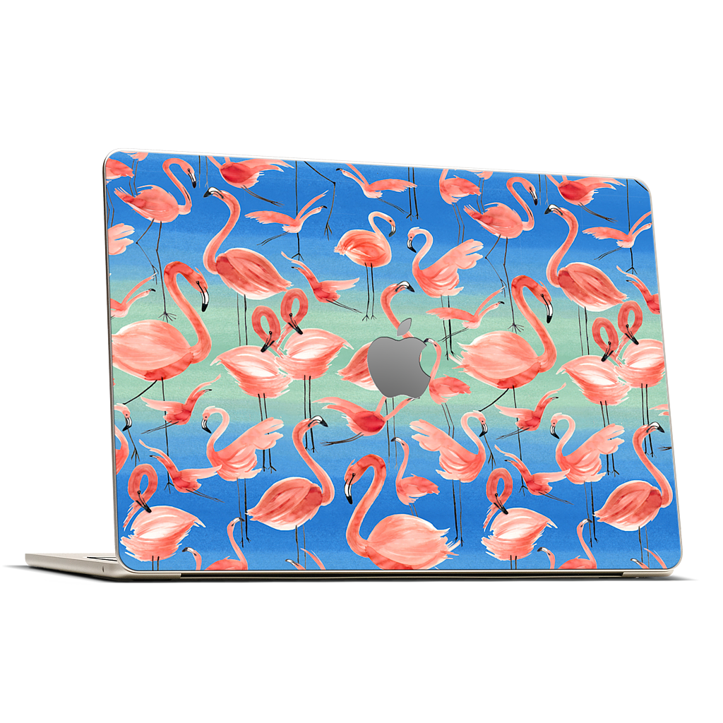 Flamingos MacBook Skin