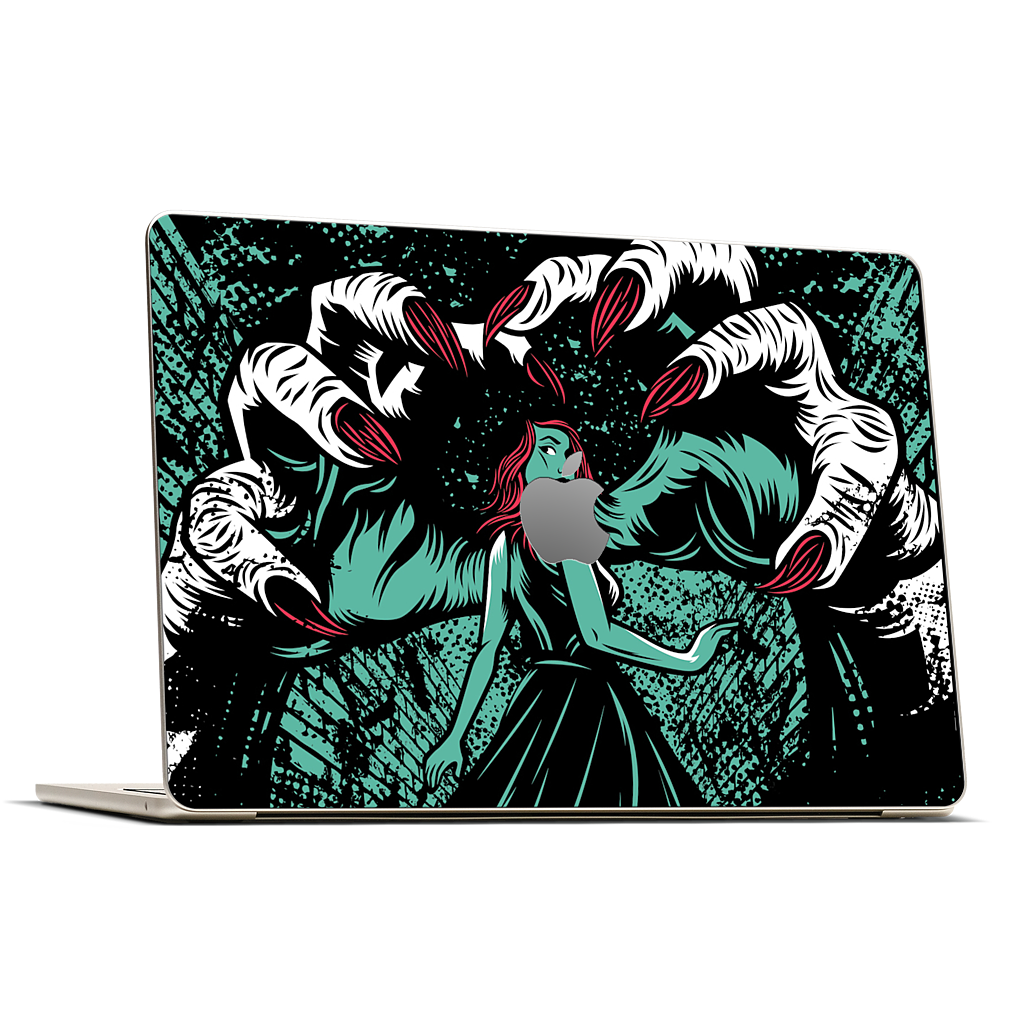Molly vs The Zombie MacBook Skin