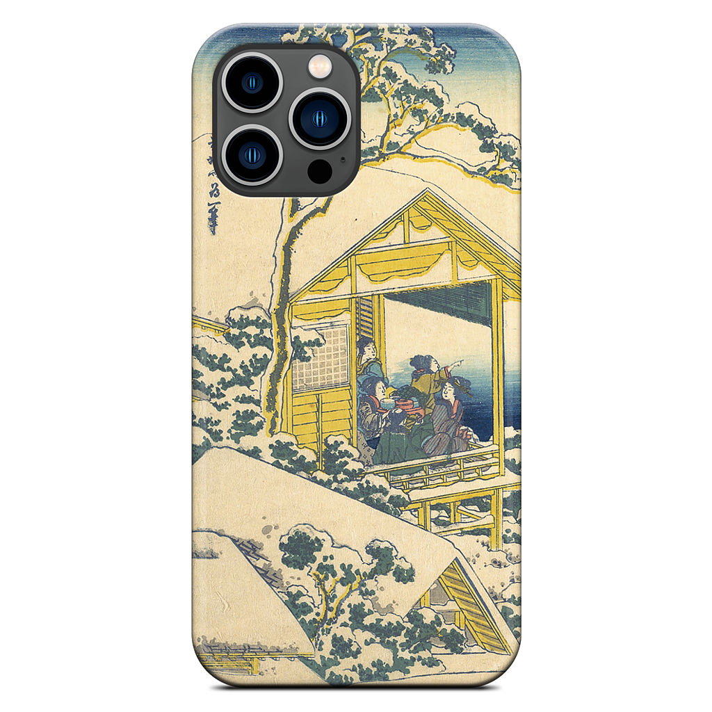 Morning After the Snow at Koishikawa in Edo (Koishikawa yuki no ashita) iPhone Case