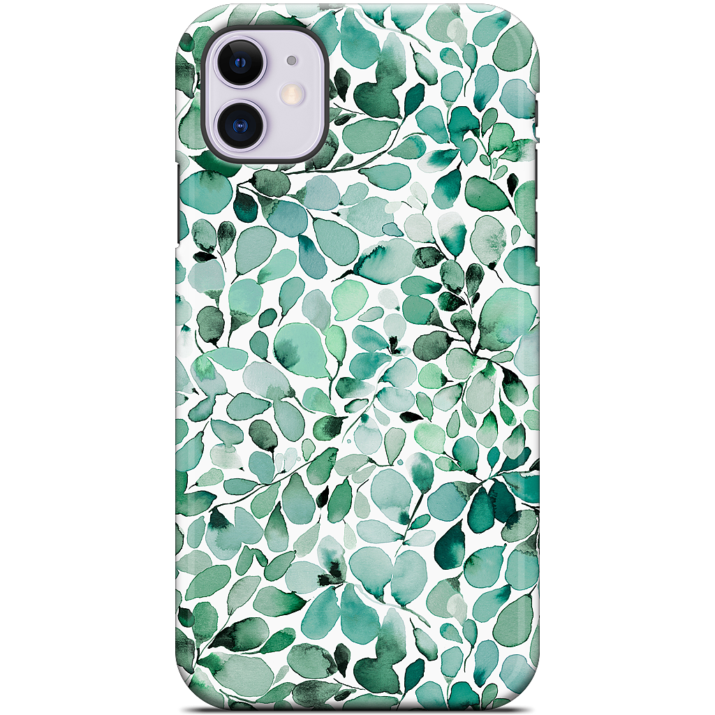 Eucalyptus Leafy Green iPhone Case