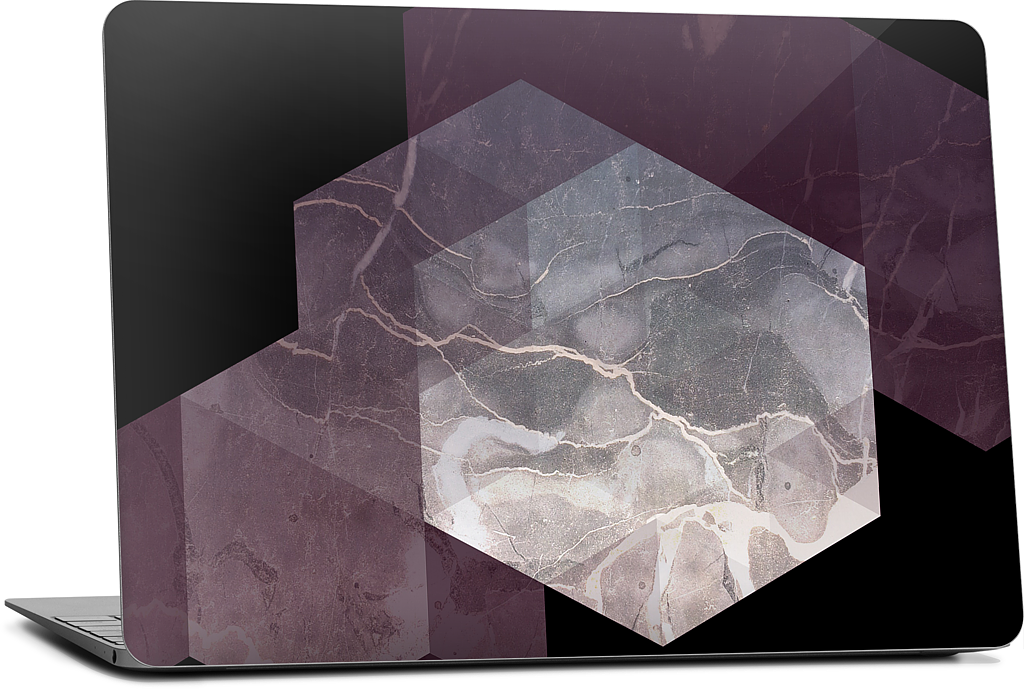 Marble Geometry MacBook Skin