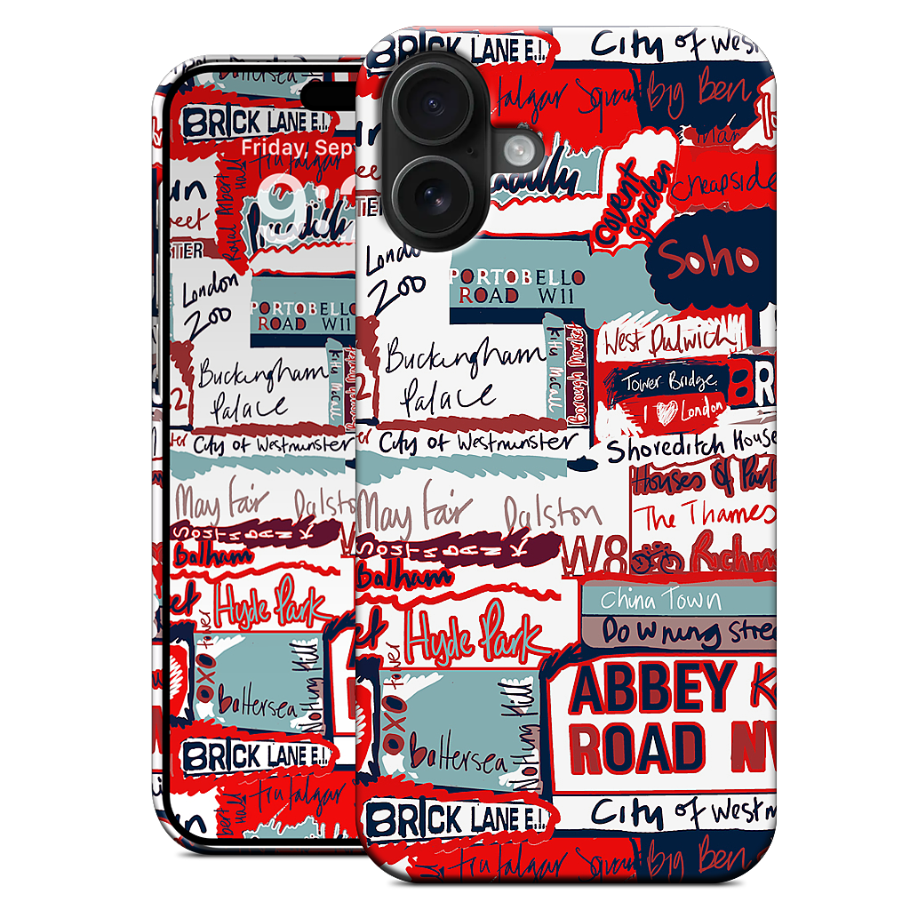 London Words iPhone Case