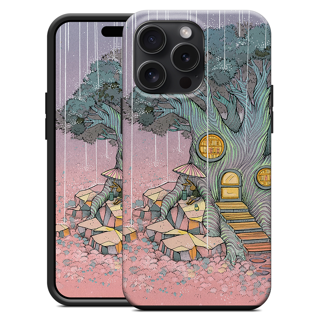 Rainy Day In The Library iPhone Case