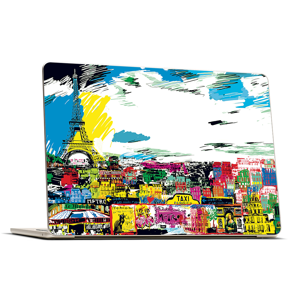 Paris Skyline MacBook Skin