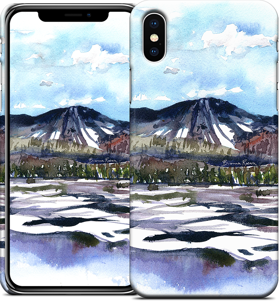 Ski Mountain iPhone Case