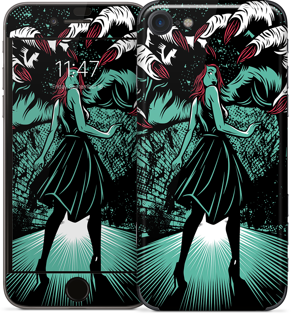 Molly vs The Zombie iPhone Skin