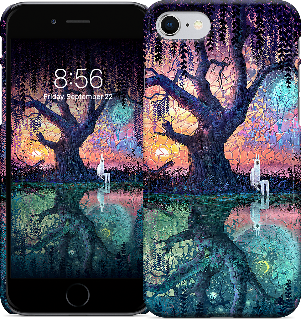 On the Banks of Broken Worlds iPhone Case