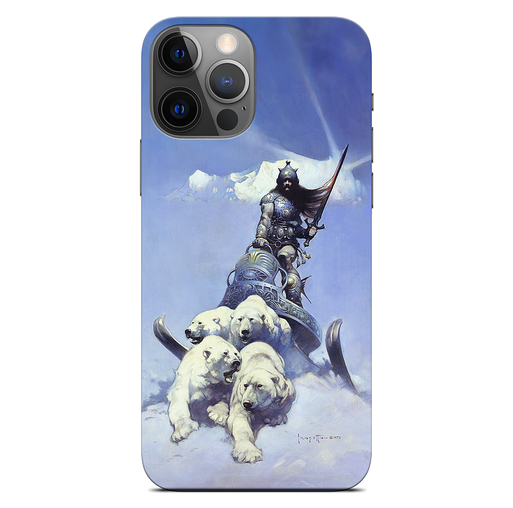 Silver Warrior iPhone Skin