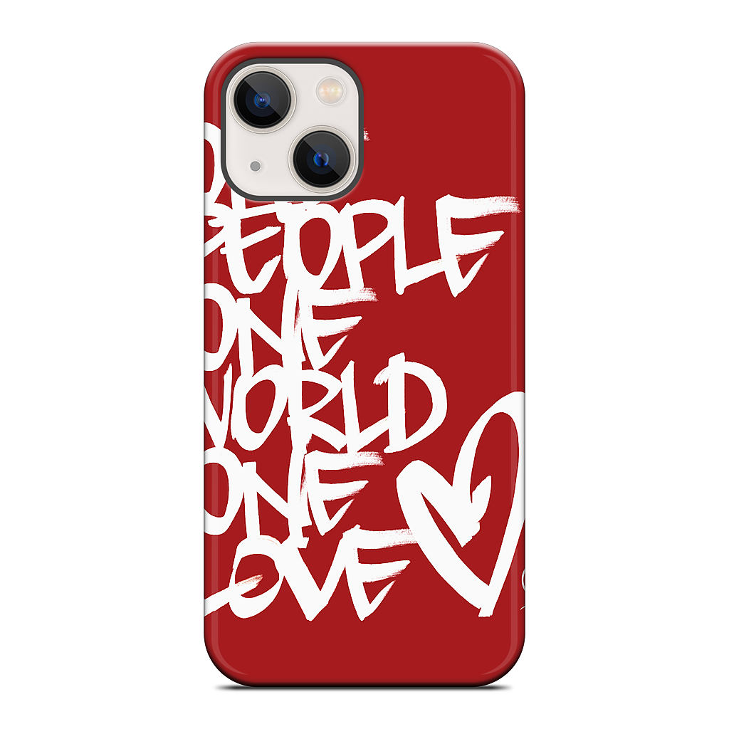 One People, One World, One Love iPhone Case