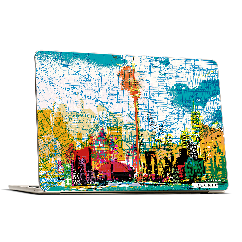 Toronto Skyline MacBook Skin