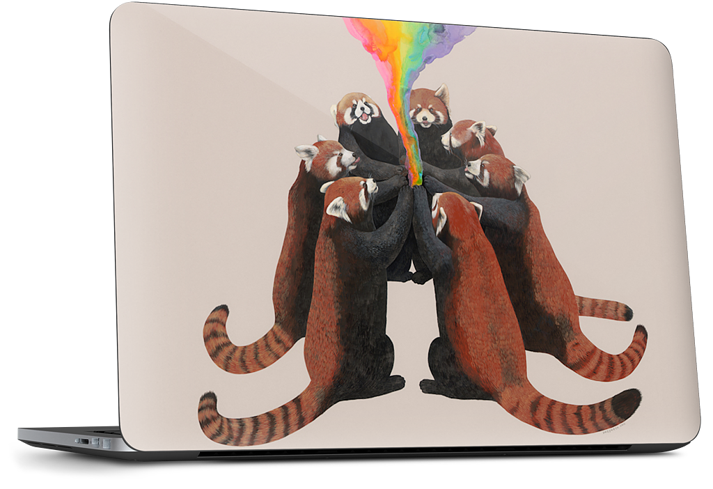 Red Pandas Dell Laptop Skin