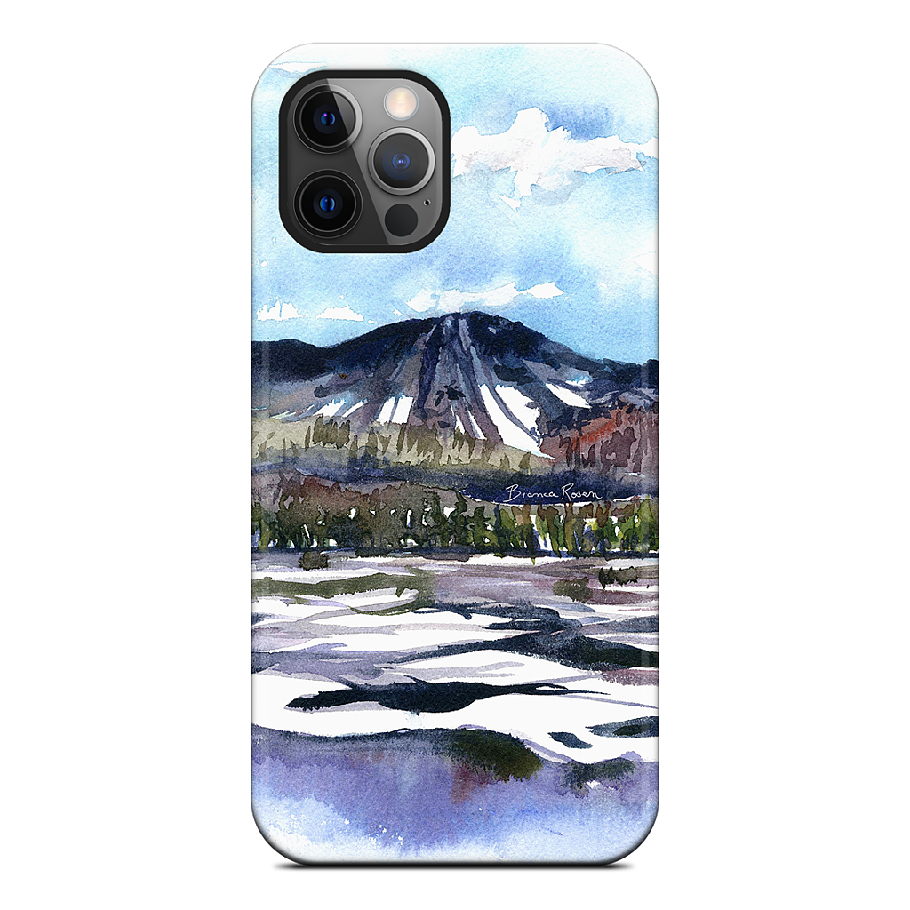 Ski Mountain iPhone Case