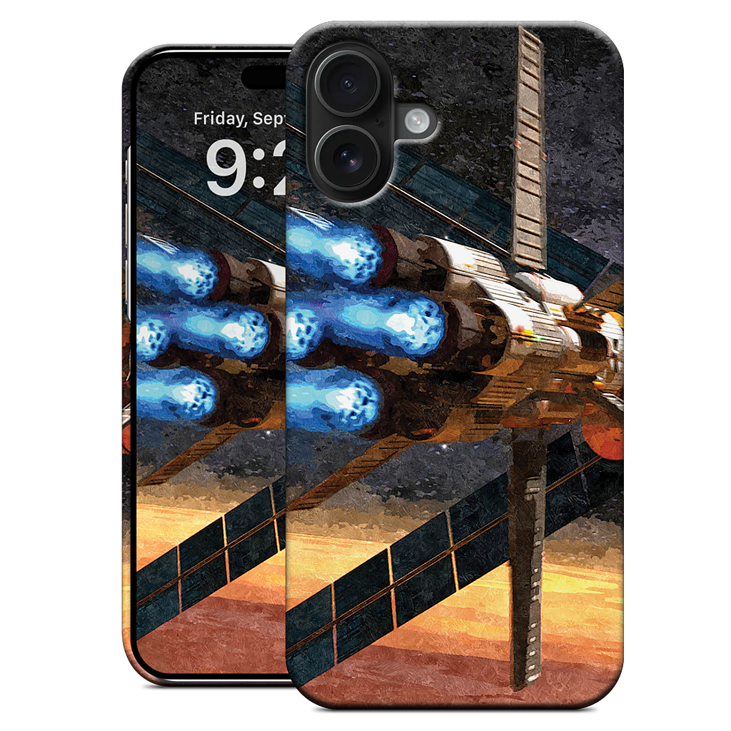 Mars Orbit iPhone Case